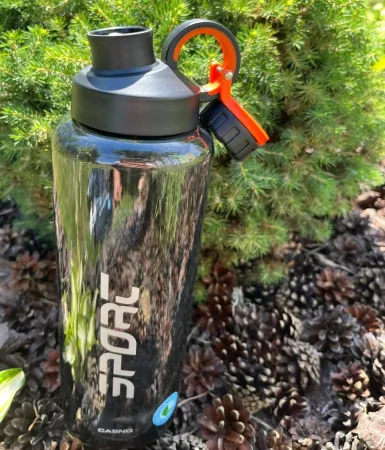 Пляшка для води CASNO - 1500 мл KXN-1237 Сіра