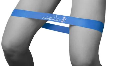 Резинка для фітнесу PowerPlay 4114 Mini Power Band 1 мм. Medium сіня 8 - 12 кг