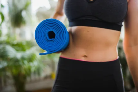 Килимок для йоги та фітнесу Power System PS-4014 PVC Fitness Yoga Mat Синій 173x61x0,6