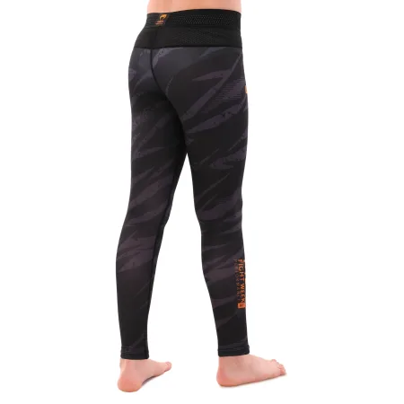 Костюм компресійний дитячий рашгард лонгслів штани та шорти VNM UFC FIGHT WEEK 2XS-L, чорний-сірий 9540B-9640B-V5031 L