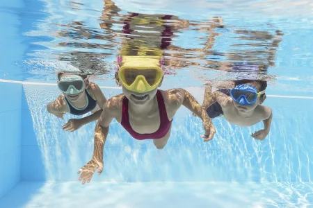 Маска для плавання BESTWAY 3+ 22057 синій