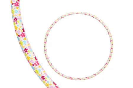 Обруч Bamsic "Квіточка" 75 см цільний гімнастичний пластиковий 0186