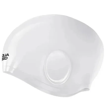 Шапка для плавання Aqua Speed EAR CAP VOLUME 61511 біла універсальний 284-05 (оригінал)