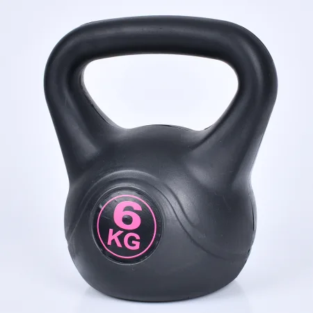 Гиря 6 кг суцільна пластикова PE