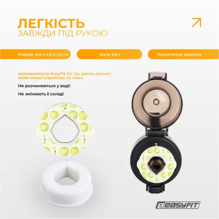 Капсула “зелене яблуко” для пляшки EasyFit Air Up