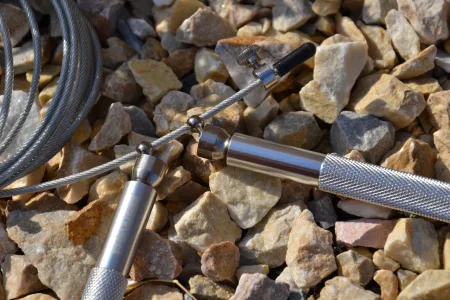 Скакалка швидкісна Power System PS-4064 Ultra Jump Rope срібний 2,75 m.