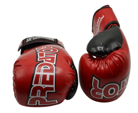 Боксерські рукавиці PowerPlay 3017 Predator червоні карбон 16 унцій