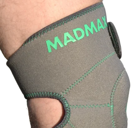 MadMax MFA-295 Zahoprene Universal Knee Support Dark Grey/Green (1pc.) universal