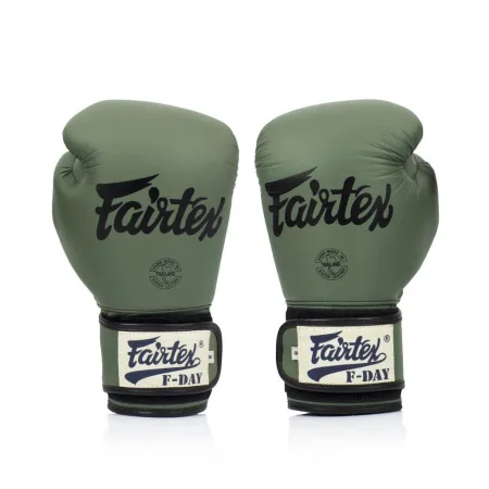Боксерські рукавиці Fairtex BGV11 Green 16 унцій (бинти в комплекті)