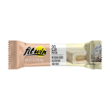 Fitwin Bar No Sugar Added - 60 г milky & крем