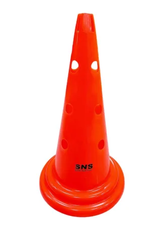 Конус-фішка для тренувань з отворами для SNS 50 см червоний