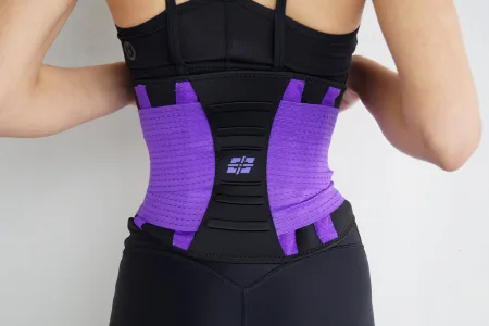 Пояс корсет для підтримки спини Power System PS-6031 Waist Shaper фіолетовий S/M