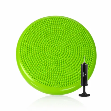 Балансувальна масажна подушка з насосом і коробками Pro зелений