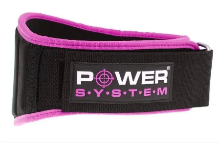 Пояс для важкої атлетики Power System PS-3210 Woman’s Power неопреновий Pink - S