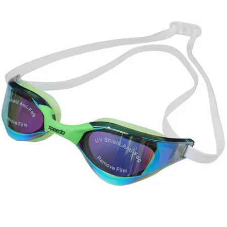 Окуляри для плавання Speedo Fastskin Pure Focus Mirror зелений, білий універсальний 8-091026W/GRW