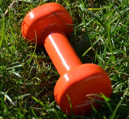 Гантель вінілова PowerPlay 1 кг. PP_4103 помаранчева (1шт.)