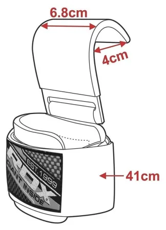 Гаки для тяги на зап'ястя RDX W5 Gym Hook Strap Pink Plus