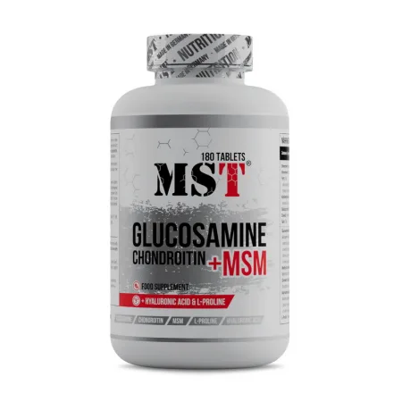 Glucosamine Chondroitin + MSM + hyaluronic acid - 180 таблеток