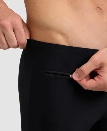 Плавки боксери для чоловіків Arena ZIP SWIM SHORT Чорні 006159 500 Оригінал 100