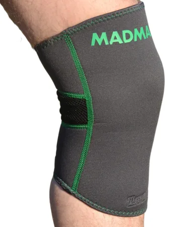 Наколінник MadMax MFA-294 Zahoprene Knee Support Dark Grey/Green (1шт.) M