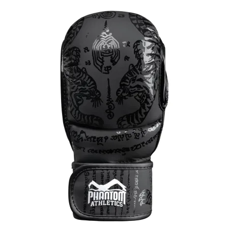 Рукавиці для ММА Phantom Muay Thai Black L/XL (капа в подарунок)