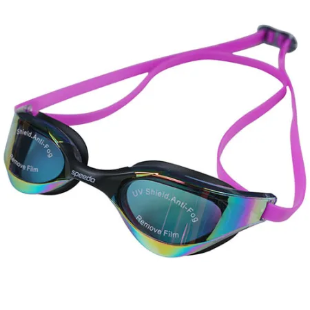 Окуляри для плавання Speedo Fastskin Pure Focus Mirror чорні рожевий універсальний 8-091026W/BKP
