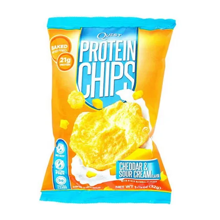 Protein Chips - 32 г cheddar & кислий крем