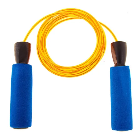 Скакалка швидкісна кросфіт зі сталевим тросом червоний