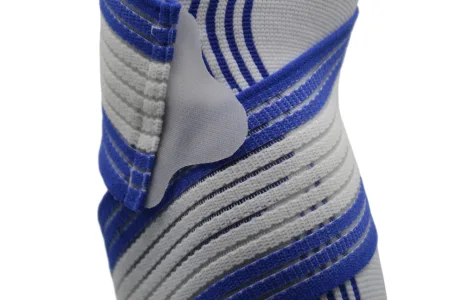 Налокітник Power System PS-6007 Elbow Support Pro білий/Blue 1 шт. S/M