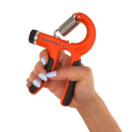 Еспандер кистьовий ножиці пружинний регульований 5-60 кг чорний-поманранчевий