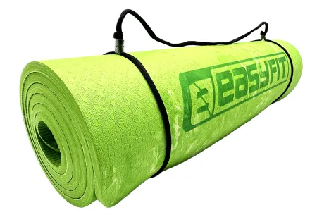 Килимок для йоги та фітнеса EasyFit PER Premium Mat 8 мм Салатовий