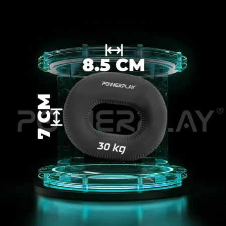 Еспандер кистьовий силіконовий PowerPlay PP-4336 Hand Grip Hard 30 кг. чорний