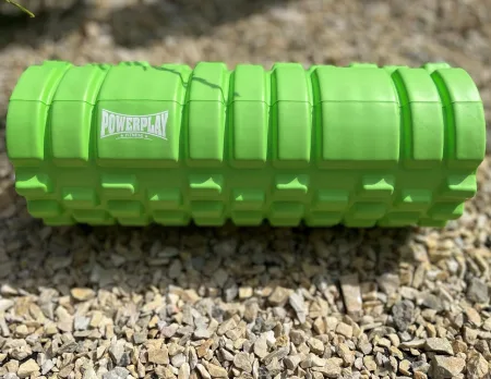 Масажний ролик (роллер) PowerPlay 4025 Massage Roller зелений 33x14 см