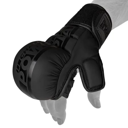 Рукавиці для MMA PowerPlay PP_3033 Ultra Matt чорні XL