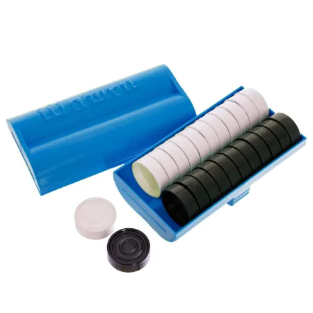 Шашки пластикові у футлярі червоний