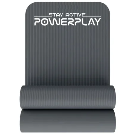 Килимок для йоги та фітнесу PowerPlay 4152 NBR Performance Mat Сірий (183x61x1)