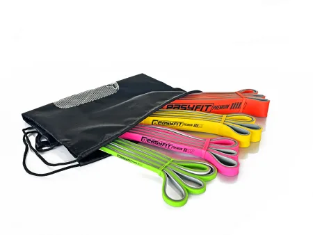 Набір двошарових резинок для підтягування EasyFit Premium 2-45 кг (4 шт)