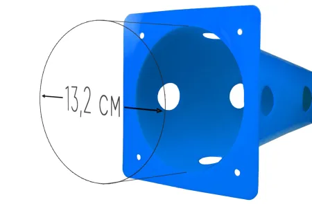 Конус-фішка спортивна EasyFit 31 см синя