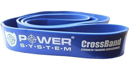 Еспандер петля гумка для фітнесу і кроссфіту Power System PS-4054 CrossFit Level 4 Blue опір 22 - 50 кг