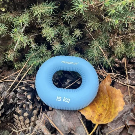 Еспандер кистьовий силіконовий PowerPlay PP-4336 Hand Grip Light 15 кг. блакитний