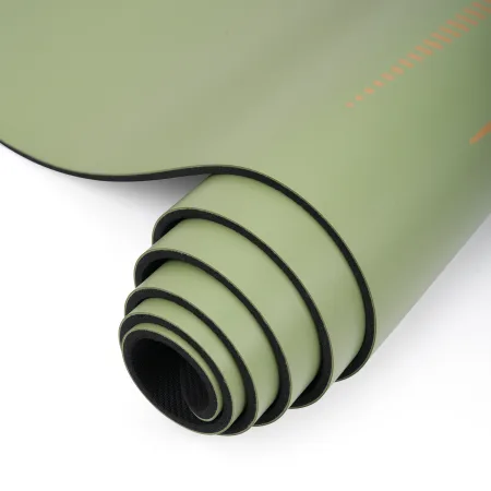 Килимок для йоги каучуковий поліуретан Sport Pro 183 см*68 см*5 мм оливковий