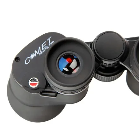 Binoculars Comet AXP111 10x50 with red filter sun view black in case