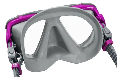 Маска для плавання BESTWAY 14+ 22052 сіро-червоний