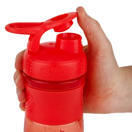 Шейкер спортивний пляшка BlenderBottle SportMixer Flip 590 мл кораловий
