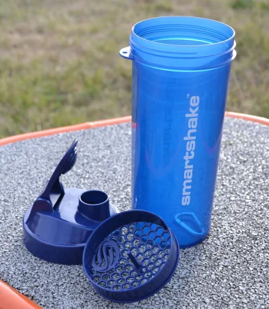 Шейкер спортивний Smartshake Lite 1000 мл Glossy-Navy Blue