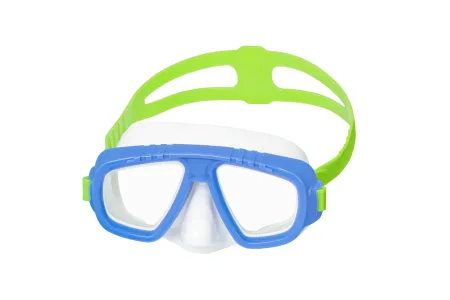 Маска для плавання BESTWAY 3+ 22011 зелено-синій