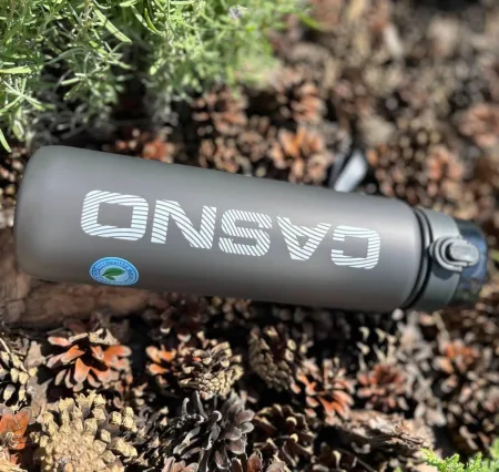 Пляшка для води CASNO 1050 мл KXN-1184 сіра