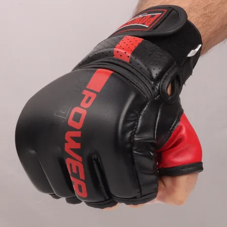 Рукавиці для MMA PowerPlay 3093 чорні - M