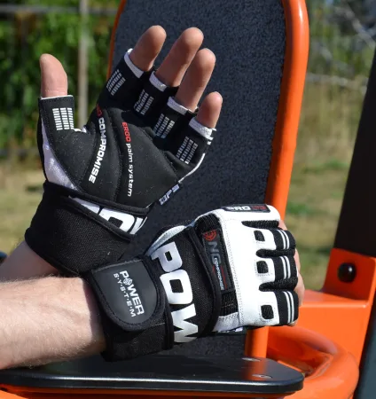 Рукавички для фітнесу Power System PS-2700 No Compromise Black/White - M