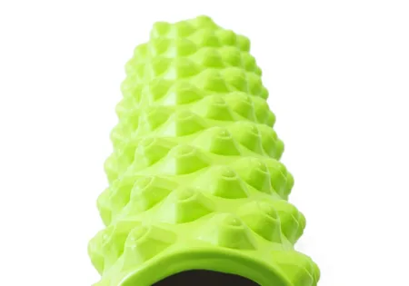Масажний ролик EasyFit Grid Roller Extreme 45 см салатовий